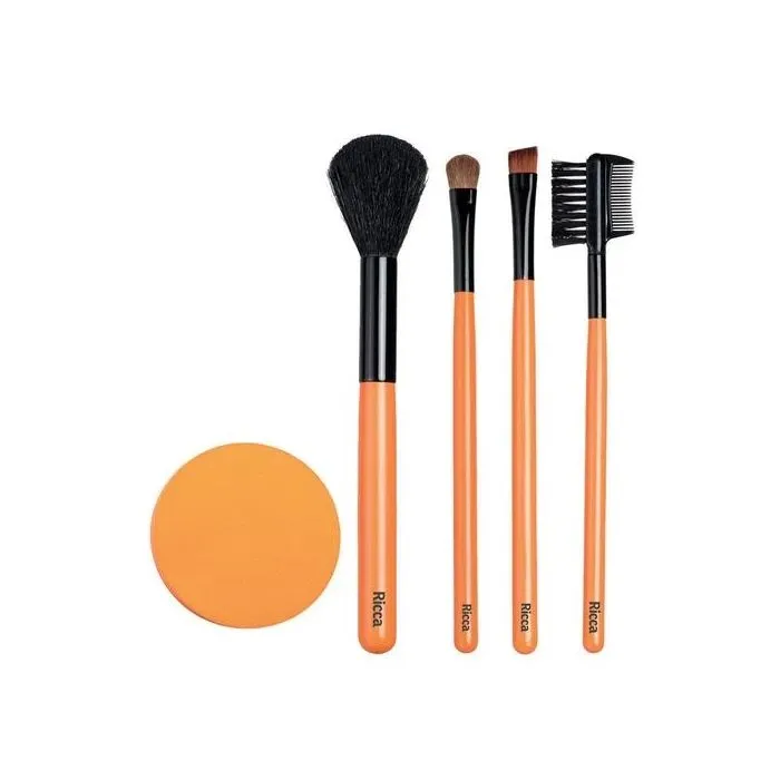 Kit Pincel Ricca Maquiagem E Esponja