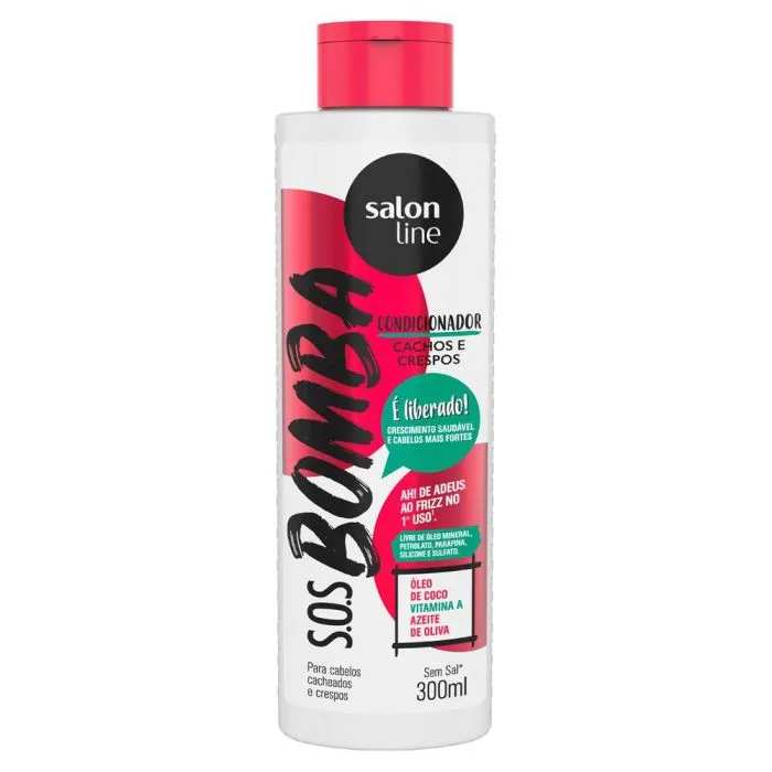 Condicionador Salon Line Sos 300mL Bomba Liberado Vitaminas Liberado Condicionador 300