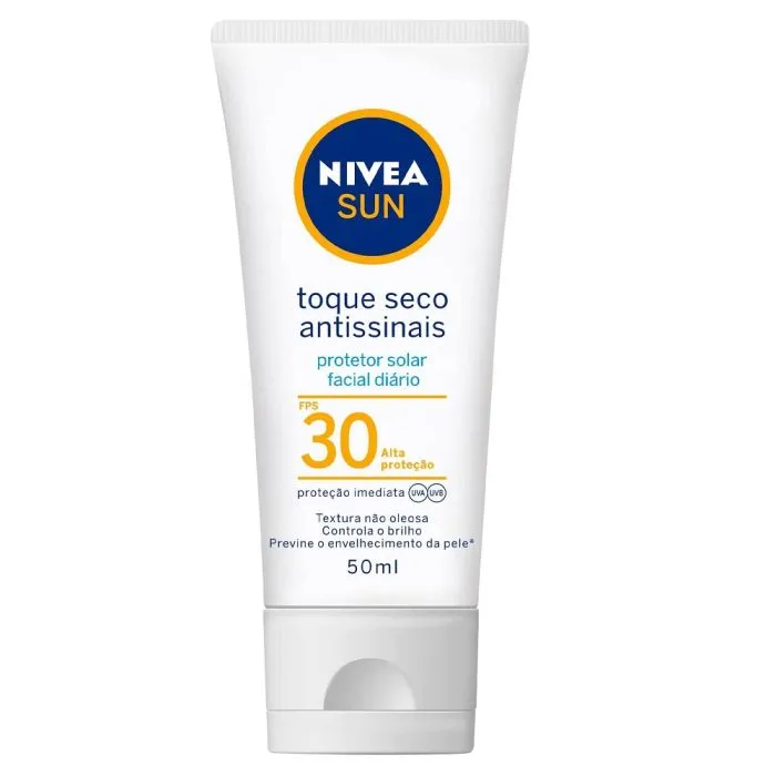 Protetor Solar Facial Nivea Toque Seco Antissinais Fps30 50mL