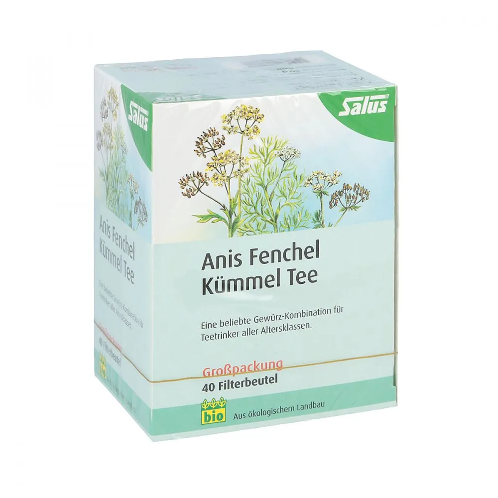 Salus Anis Fennel Caraway Tea (40 saquinhos de chá)