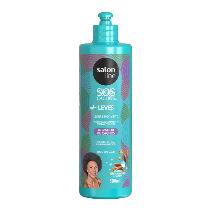 Ativador De Cachos Salon Line 500 mL Oleo Amendoas