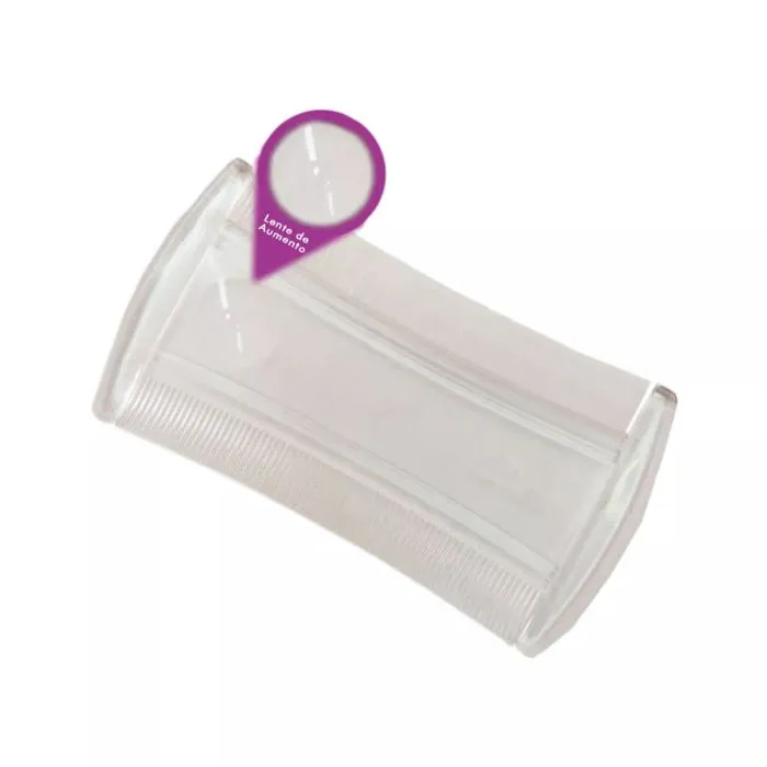 Pente Fino Gaspar Com Lente