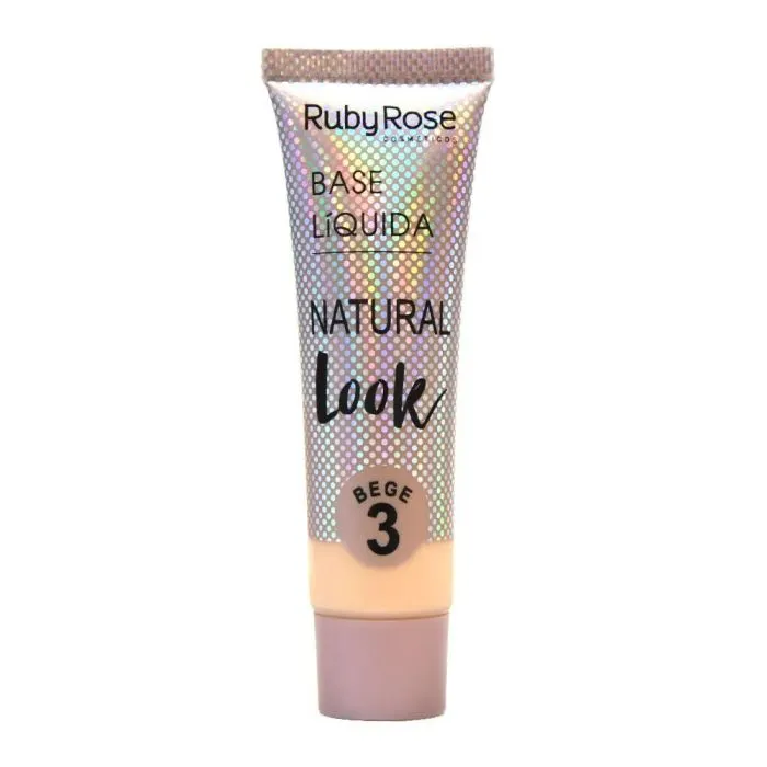Base Líquida Ruby Rose Natural Look Bege 3