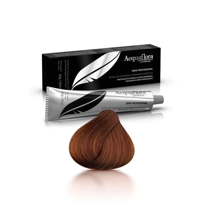 Tintura Acquaflora 6.4 Louro Escova Acobreado