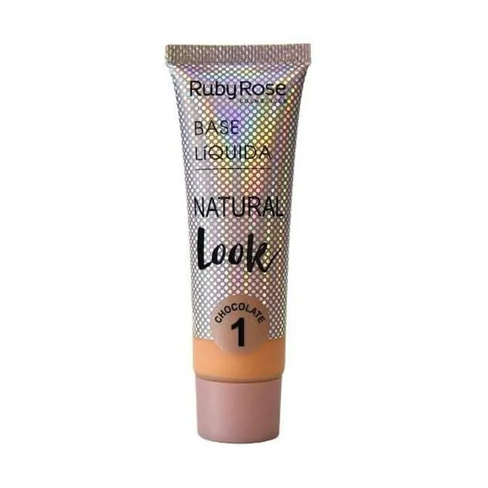 Base Líquida Ruby Rose Natural Look Chocolate 1