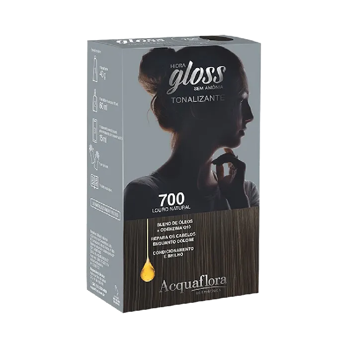 Tonalizante Hidra Gloss 700 Louro Natural