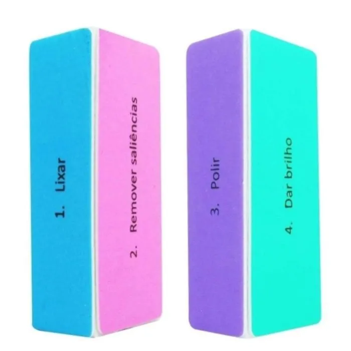 Lixa De Unha Polidora Modeladora Ricca 4 Faces, Ref.959