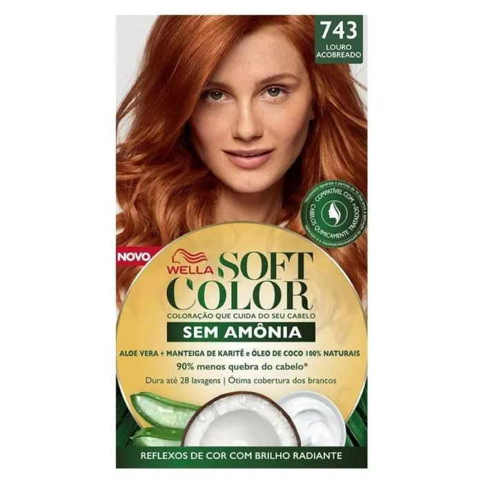 Tonalizante Soft Color N° 743 Louro Acobreado