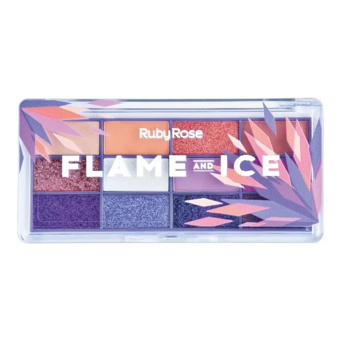 Paleta Matte Ruby Rose Sombra Flame 8,64G