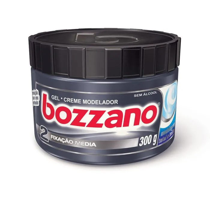 Gel Creme Fixador Modelador Media Fixacao Bozzano 300G