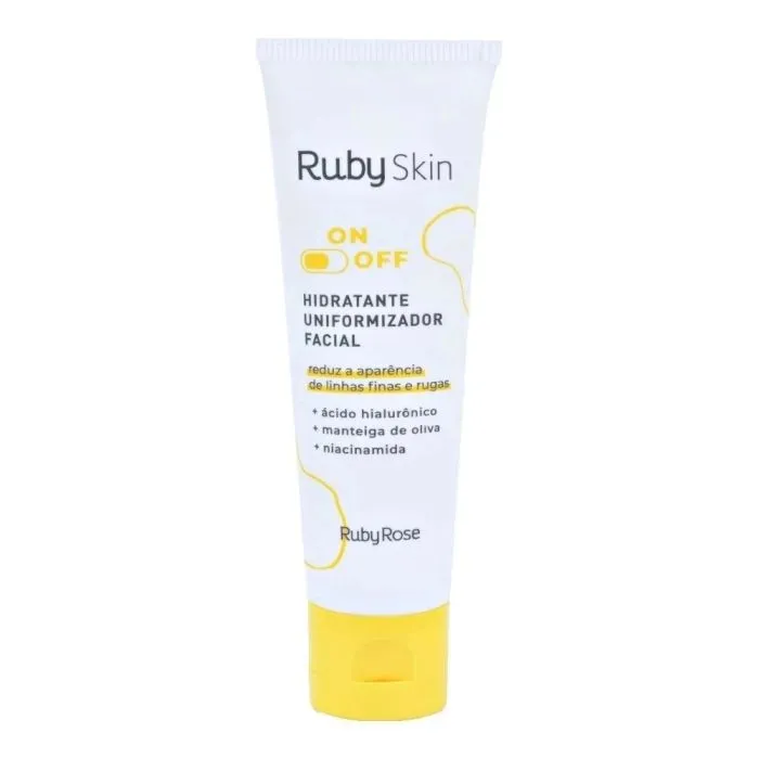 Hidratante Facial Uniformizador Ruby Rose 50G On/Off
