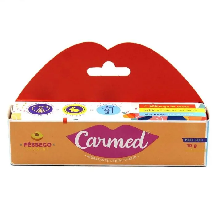 Prot Labial Carmed Pessego 10G