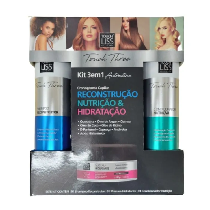 KIT TOUCH LISS 3EM1 CRONOGRAMA CAPILAR