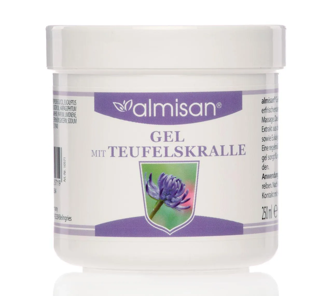 Gel Almisan com garra de Devils 250 ml