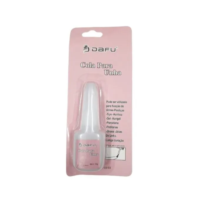 Cola Para Unha Postiças Dafu 10g