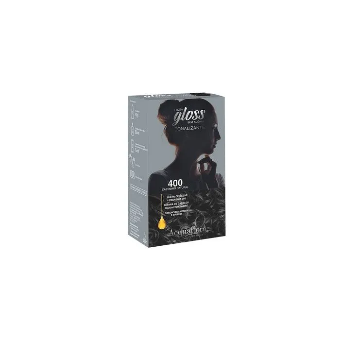 Tonalizante Hidra Gloss 400 Castanho Natural Un