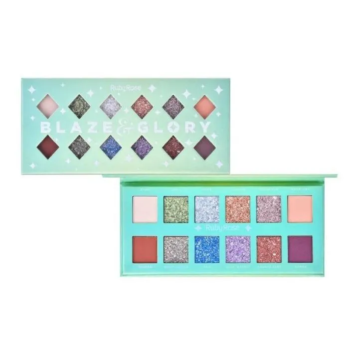Paleta Ruby Rose De Sombras Blaze & Glory 1 Un