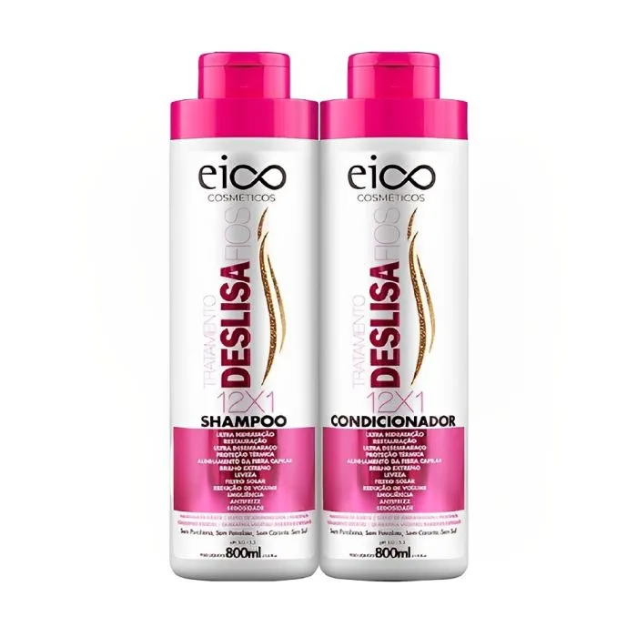 KIT EICO - TRATAMENTO DESLISAFIOS 12X1 800ML UN