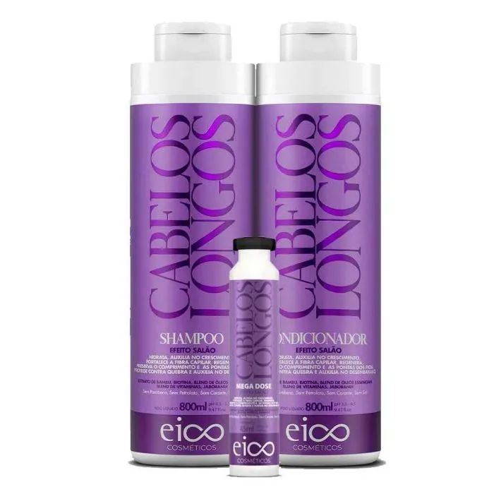 KIT EICO - CABELOS LONGOS + MEGA DOSE 800ML UN