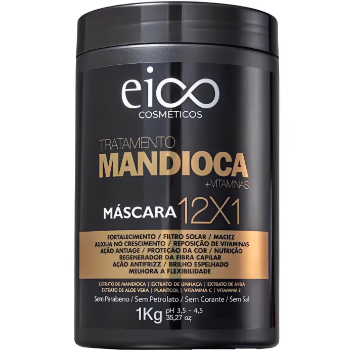 MASC EICO TRATAMENTO MANDIOCA 12X1 1KG UN