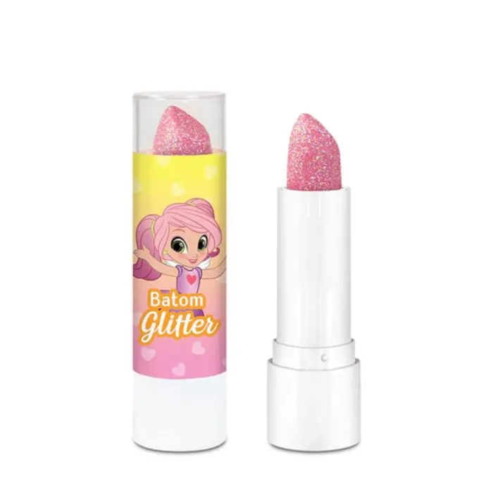 BATOM GLITTER INDFANTIL JULIA CITY GIRLS 3,5g UN [018863]