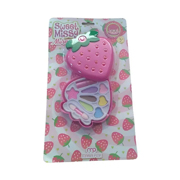 SOMBRA E BATOM INFANTIL SWEET MISSY MARIA PINK MORANGO UN