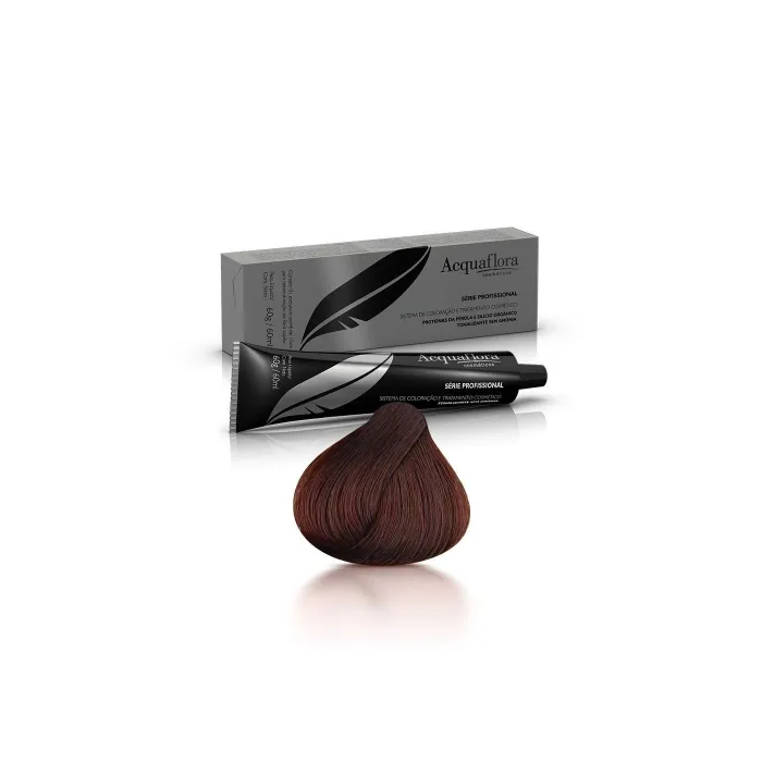 TINTURA ACQUAFLORA TONALIZ 4.6 CASTANHO NATURAL VERMELHO INTENS UN
