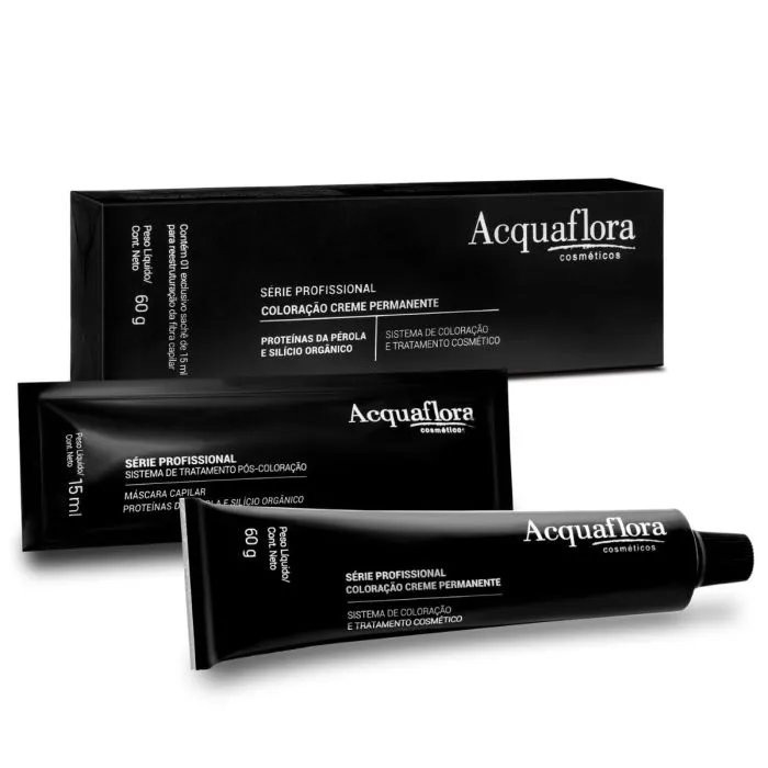 Tintura Acquaflora 77.466 Louro Natural Cobre Vermelho Intenso Un