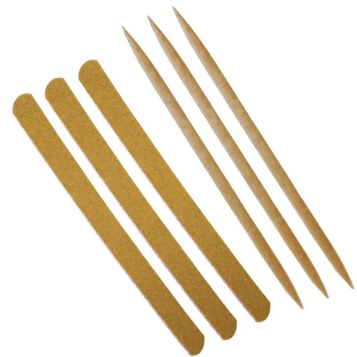 Kit Palitos E Lixa Para Unha Gaspar Com 3