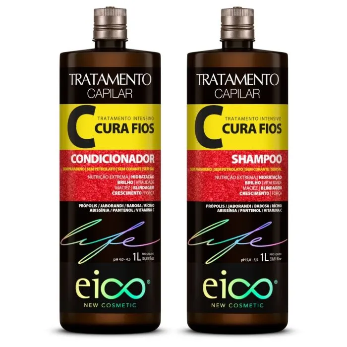 Kit Eico Sh+Cond Tratamento Capilar 1L Un