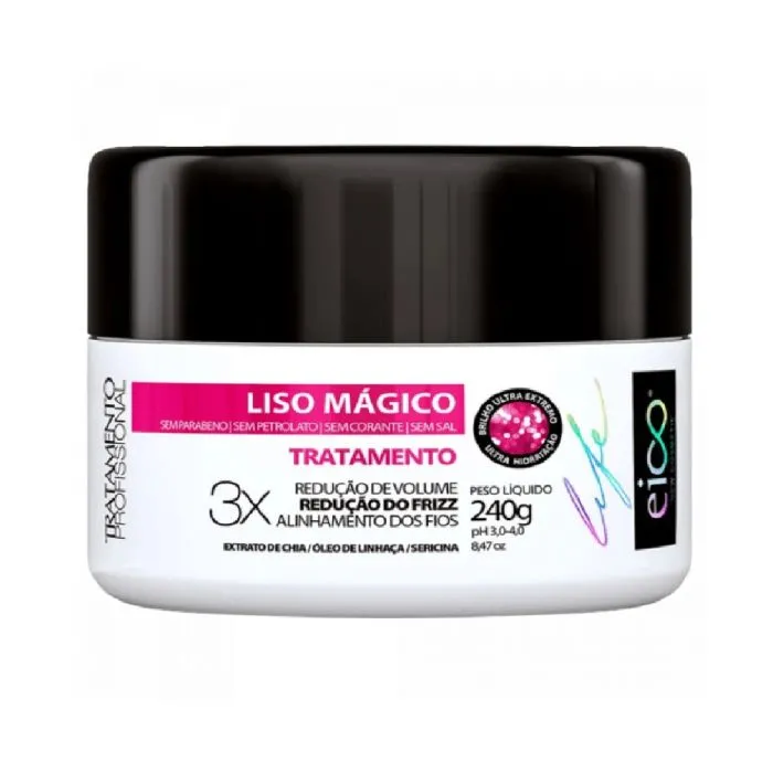 Máscara Capilar Eico Liso Magico 240gr Un