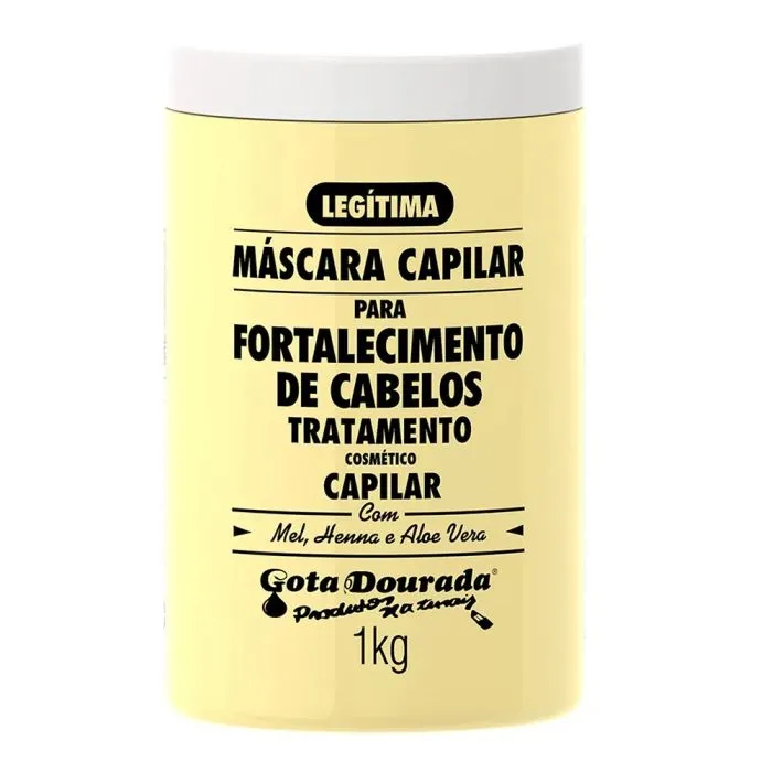Máscara Gota Dourada Fortalecimento 1kg