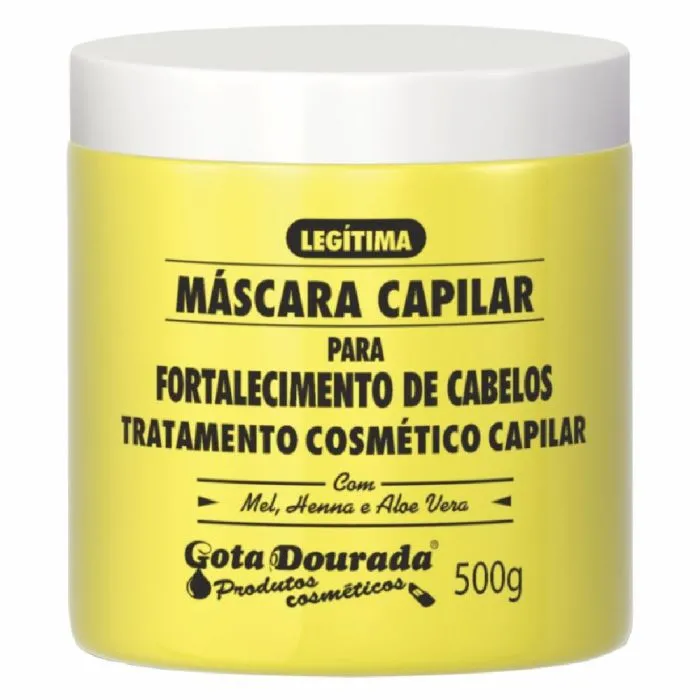 Máscara Gota Dourada Fortalecimento 500gr