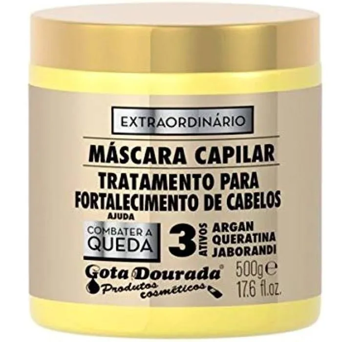 Máscara Gota Dourada Combate A Queda 500g