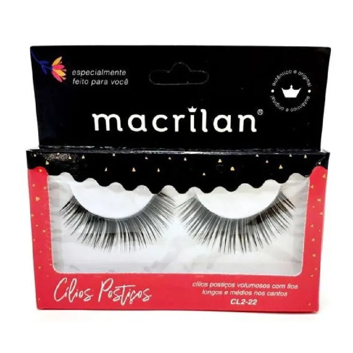 Cilios Postiços Macrilan Ref Cl2-22
