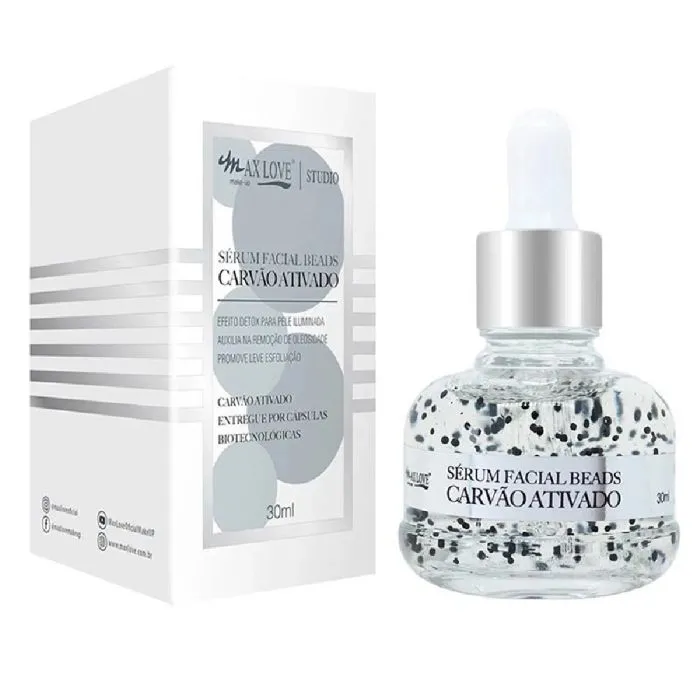 Serum Facial Carvao Ativado Max Love 30ml