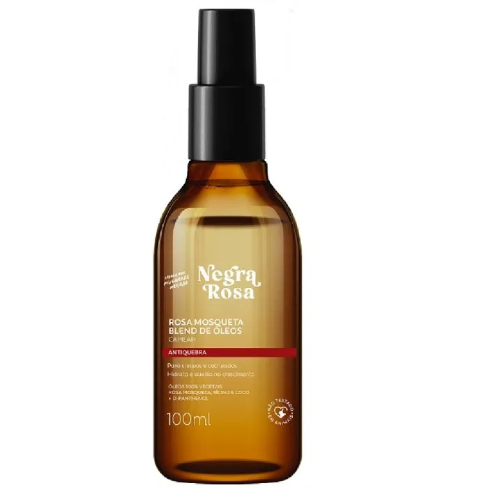 Rosa Mosqueta Blend Capilar Antiquebra Negra Rosa 100ml