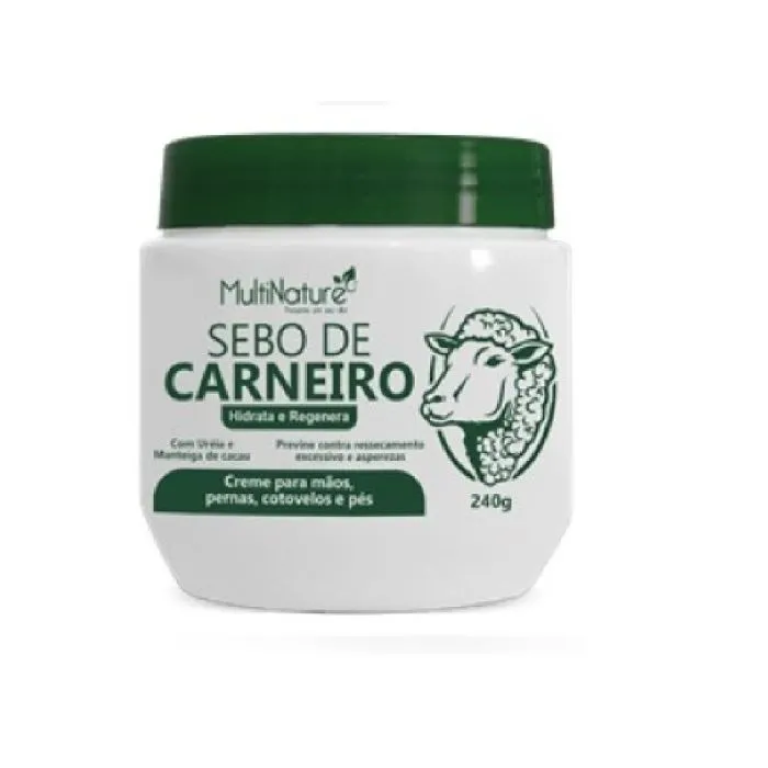 Creme Sebo De Carneiro Hidratante Pés E Mãos 240g