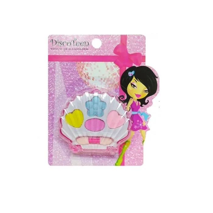 Kit Infantil De Maquiagem Disco Teen Concha