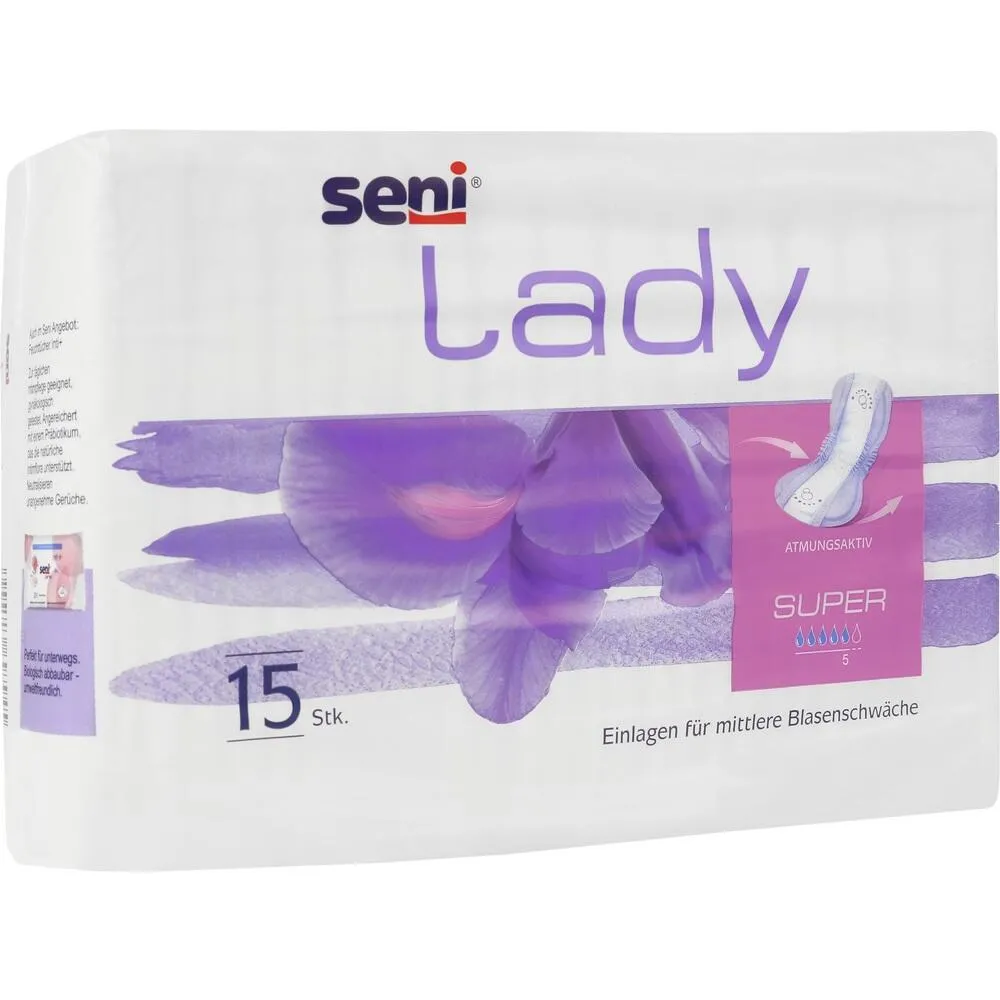Seni Lady Urine Depósitos Super 16x15 PCs