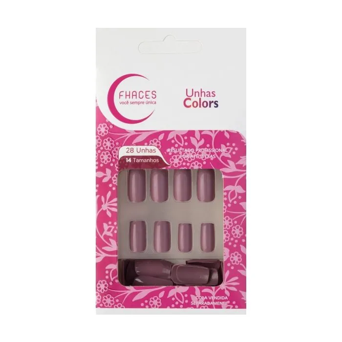 Unhas Fhaces Colors Rosa Fresh