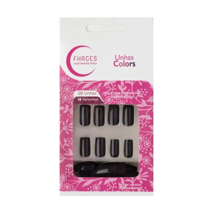 unhas fhaces colors marrom