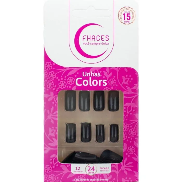Unhas Fhaces Colors Universo Black