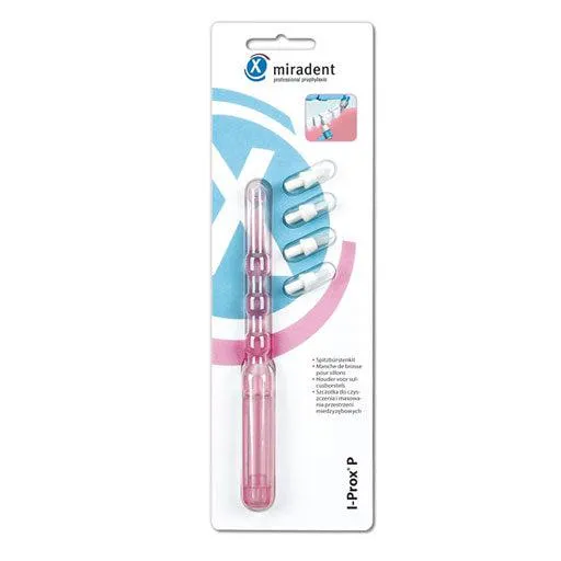 Kit miradent i -prox p spitz pincel - rosa transparente 1 conjunto