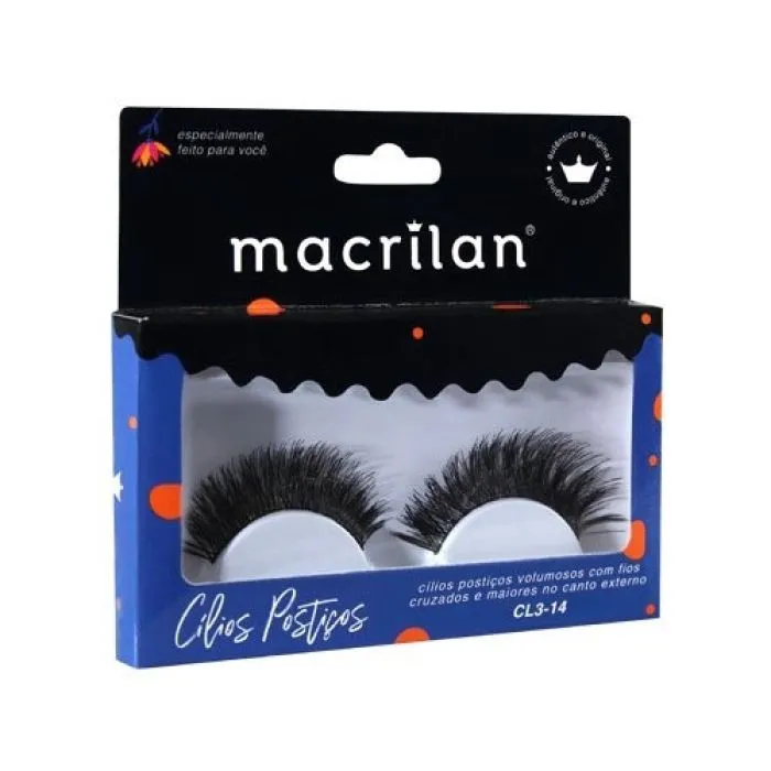 Cilios Postiços Macrilan Ref Cl3-14