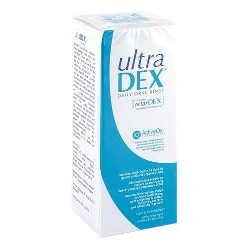 Ultradex Anti -bocal de enxagueira bucal - neutro 250 ml