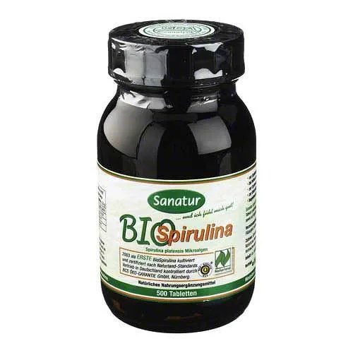 Allcura Sanatur Organic Spirulina Tablets 500 PCs