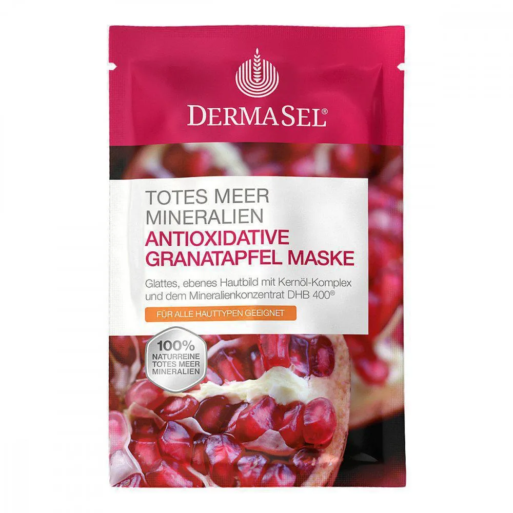 Máscara de romã do mar morto dermasel 12 ml