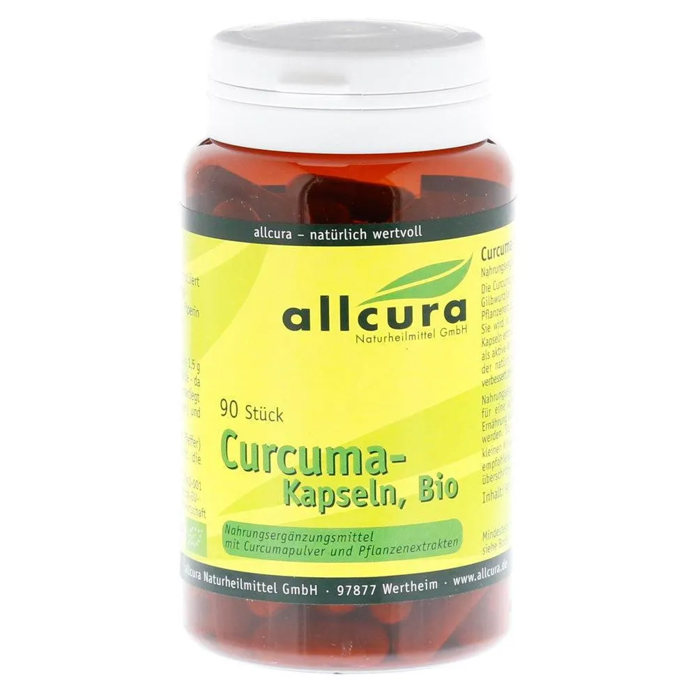 Cápsulas de curcuma orgânico Allcura 90 Cap