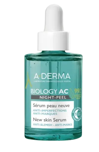 A-derma Biology AC Sérum Night Peeling 30 mL